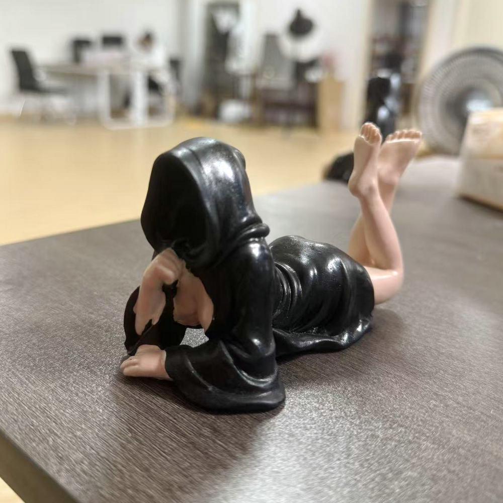 Halloween Regina în Robă Neagră Statuetă Ornament Raft de Cărți Misterios