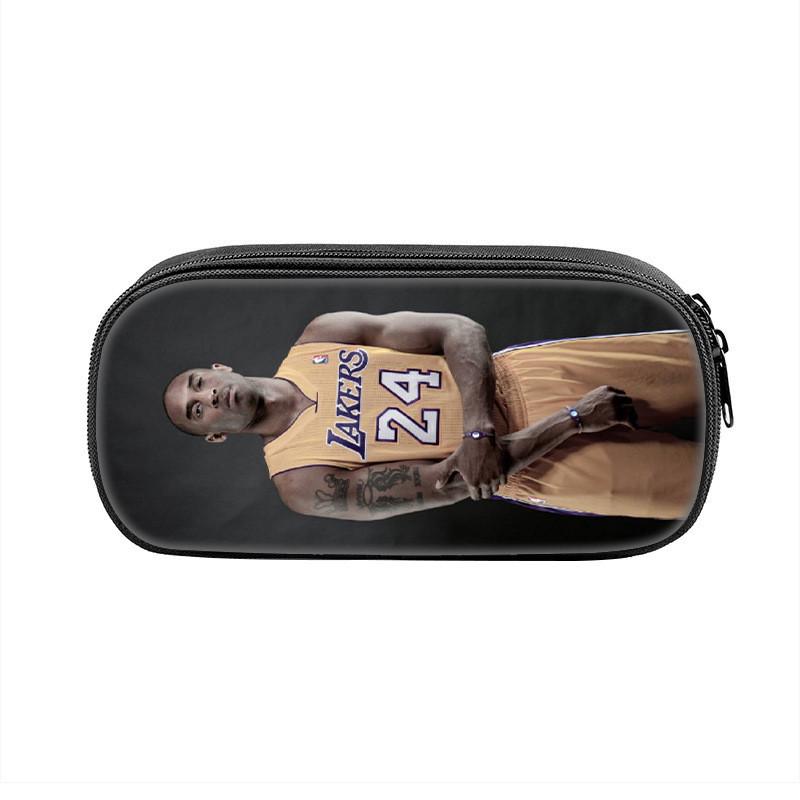 Nba Kobe Bryant Pen Case With Large Capacity Nylon Storage Bag For Students And Fans