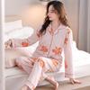 Pajamas Women'S Pure Cotton Long-Sleeved Women'S Autumn And Winter Cotton Thin Cardigan Loungewear