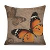 Linen Pillowcase Home Cute Butterfly Sofa Pillowcase Office Nap Pillow