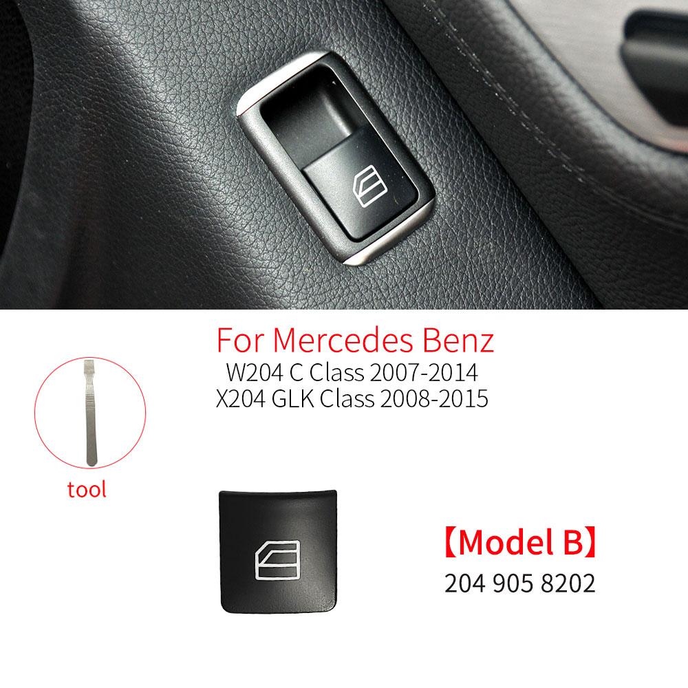 For Mercedes W204 X204 Car Power Window Switch Button Cover Cap Replacement  For Benz C GLK Class Coupe C180 C200 C250 GLK300