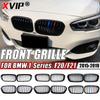 XVIP 1 Pair Front Grilles For 1 Series F20 F21 2012-2019 Gloss Black Kidney Grill Replacement Racing Front Bumper Grilles  AGTVC1