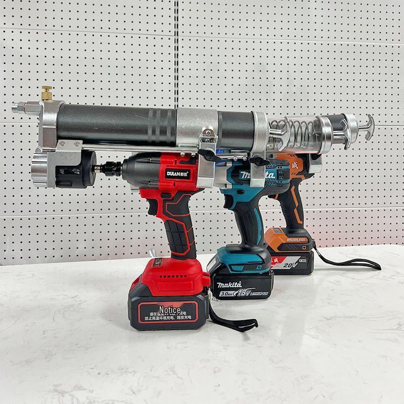 Rechargeable Electric Grease Gun, Drill & Wrench for Modified Agricultural Machinery & Harvester