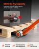 Prylever Bar, 2994 kg Weight Capacity, 1.4 m Carbon Steel Handle Lever Dolly, Pry Lever Bar with Wheels for Large Pallets, Heavy Items, Concrete