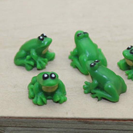5 Piezas Molde Decorativo Realista Resina Miniatura Adornos de Jardín para Jardín en Miniatura