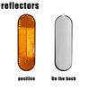1pcs Safety Front ABS Reflective Tube Night Warning Reflector for Xiaomi 1S Pro Pro2 M365 Electric Scooter Accessories