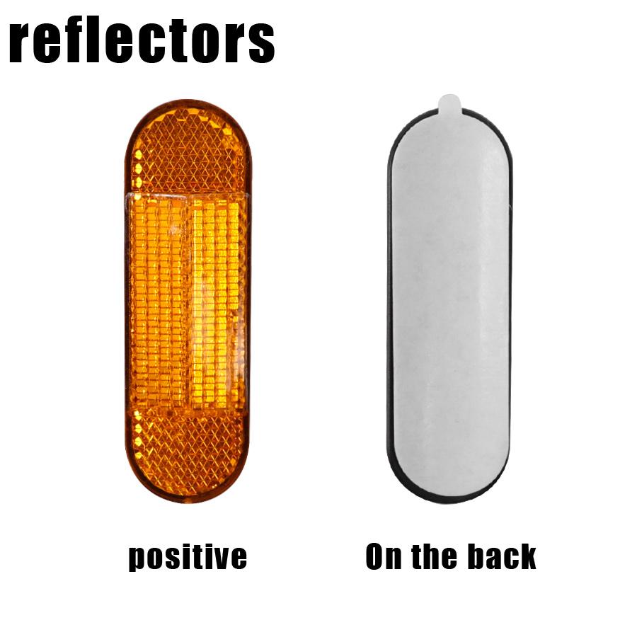 1pcs Safety Front ABS Reflective Tube Night Warning Reflector for Xiaomi 1S Pro Pro2 M365 Electric Scooter Accessories