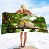 Bird Microfiber Beach Towel Soft Highly Absorbent Decorative Towel Lightweight Compact Beach Accessories for Bathroom Beach Spa