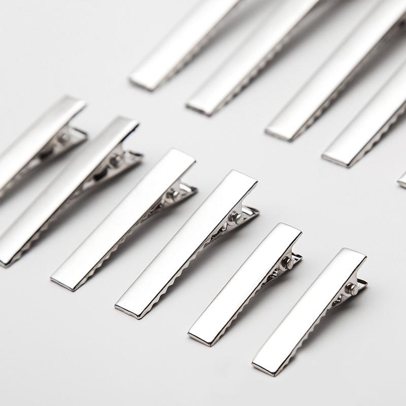 10Pcs/Lot Basic Metal Hair Clips Gold Silver Color Hairpins Fashion Simple Hair Alligator Clips For Women Hair Tools Accessories