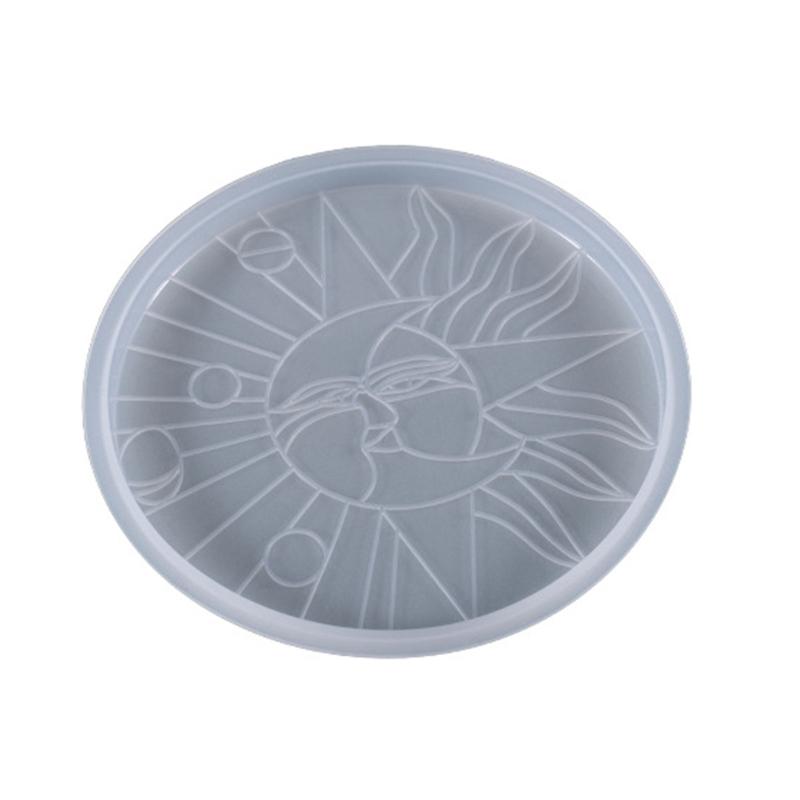 

Silicone Irregular Flower Pattern Coaster Mold Easy to Use Cup Mat Mould Table Decoration Crafting Moulds Jewelry Tool