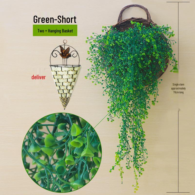 Golden Bell Willow Artificial Trailing Flower Vine for Indoor Wall Decoration