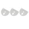 3PCS Upper Casing Gasket 2 Stroke 9.9HP 15HP 63V 45114 A1 Outboard Engine Gasket for Replacement