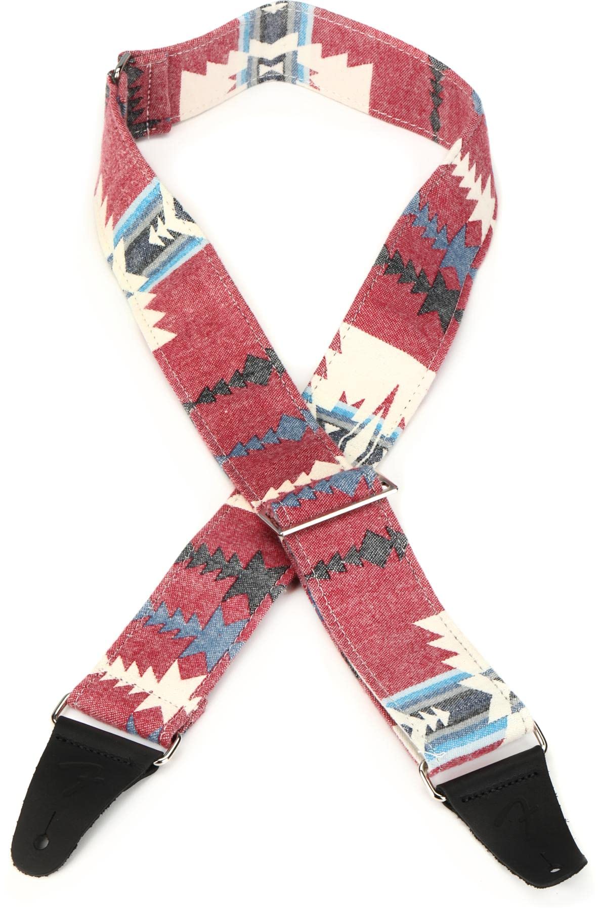 

musical instrument strap Zion Red Free Size [Fender] American-made Strap, Aztec, 2 красный