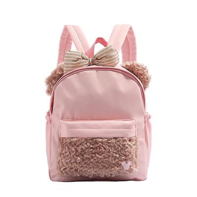 Shirley Rose Pink Cochian Cute Cartoon Casual Backpack All-match Pancake Backpack