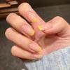 French Nude Simple Wearable Nails - Finished Nail Art Stickers & Detachable False Nail Pieces