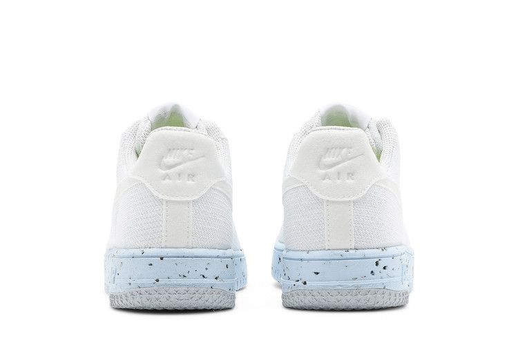 Women's Sneakers Nike Air Force 1 Low Crater Flyknit White Ice Blue (Women's) White/Pure Platinum-White