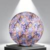 1pc Cosmic Cats Themed Soccer Ball, Size 5, Lightweight PVC Material, Outdoor Training Soccer Ball Gift. q62231