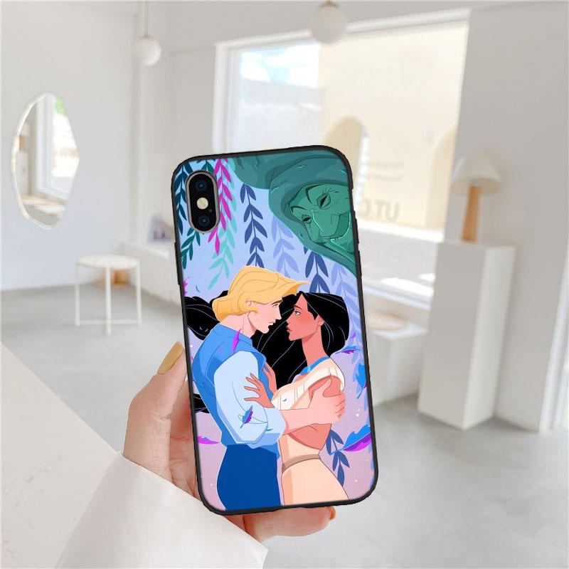 CJ41 Disney Pocahontas Soft Shell Phone Case for Redmi Note 10 11 12 Pro Max 10S 10C 10T 11A 11S 12S 12C
