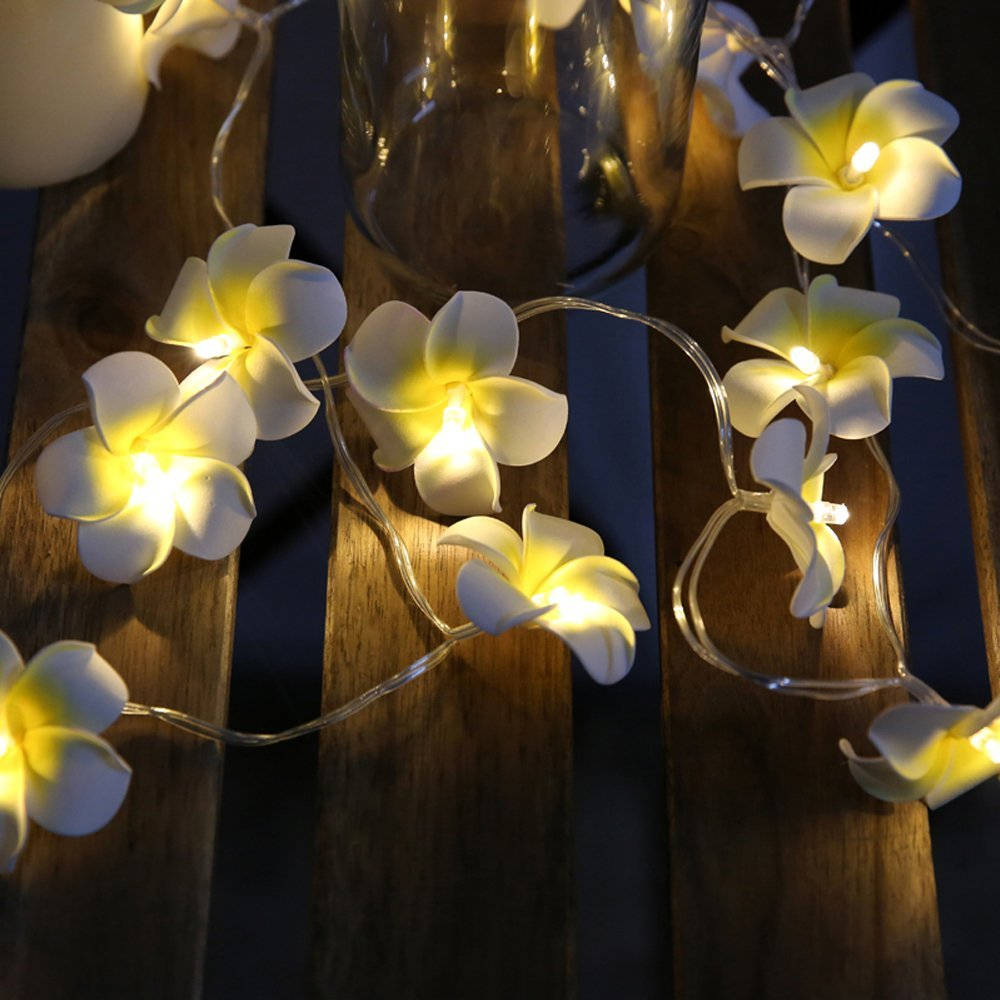 Artificial Flowers for Decoration Led String Lights Bedroom Home Decor Battery Operated Fairy Lights for Wedding Party