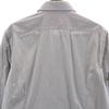 Gucci Made In Italy Striped Pattern Long Sleeve Cotton Shirt 40 Gray Men's Used