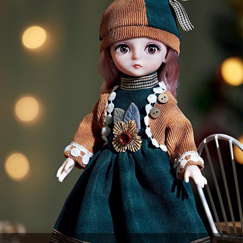 Exquisitely Crafted Bjd Doll With 12 Constellation Theme Full Set With Clothes Soft Wig And Vinyl Head!