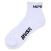 Move Sports MX00 Descente Short Socks with Sole and Arch and Comfort for and Running (ST5SSO00U) 3-Pair Right-Angle Pile-Tone Heel, Support, Training,