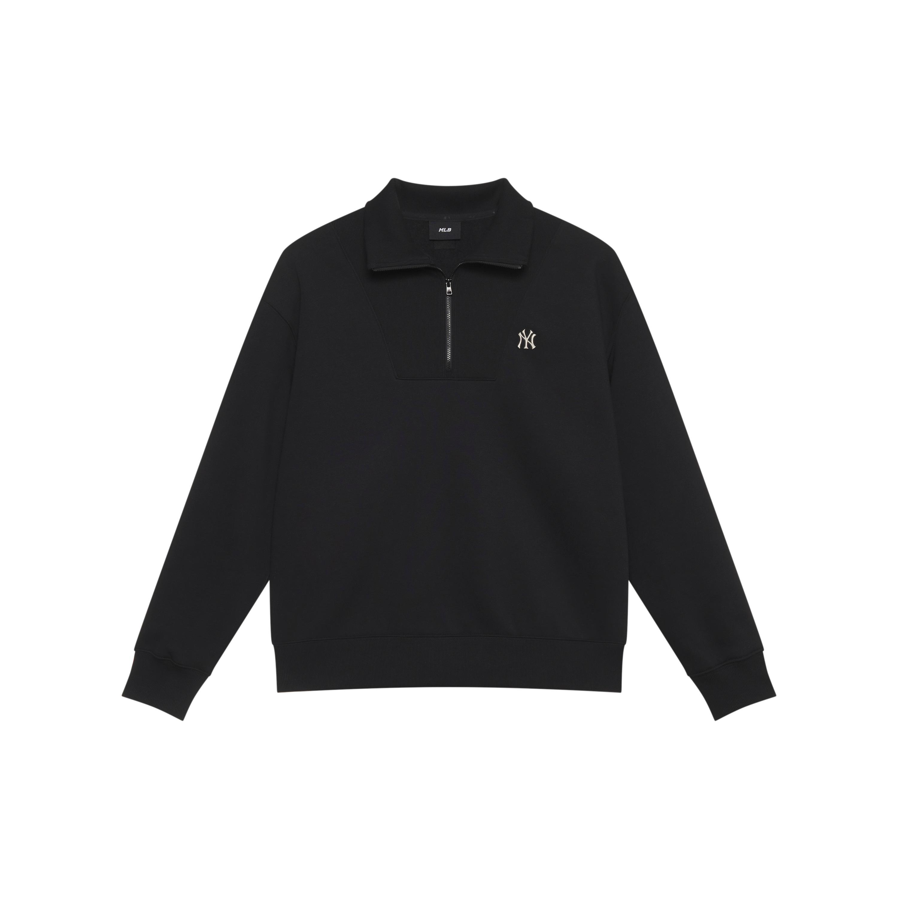 MLB Basic Logo New York Yankees 24FW Sweatshirt Unisex Black 3AMTB0546-50BKS S