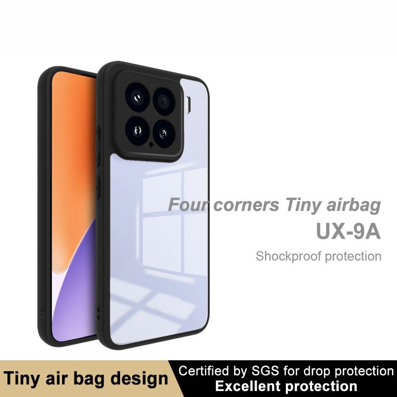 IMAK UX-9A Series for Xiaomi 15/15 Custom Edition Clear Case TPU+PC Phone Cover Reinforced Corners
