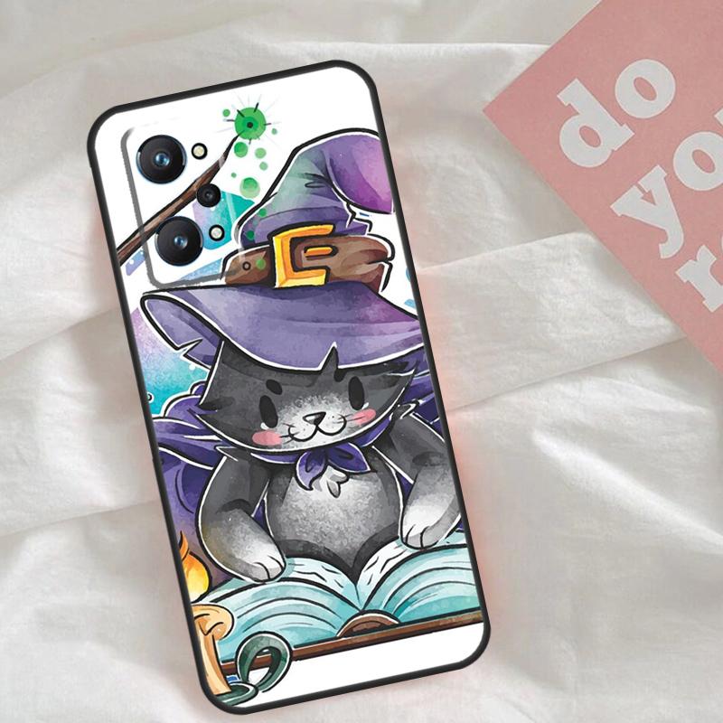 Magic cat The Witches Case For Realme C53 C55 C33 C63 C61 C51 C65 C67 C71 C75 11 12 13 14 Pro Plus GT6 GT7 15 Pro