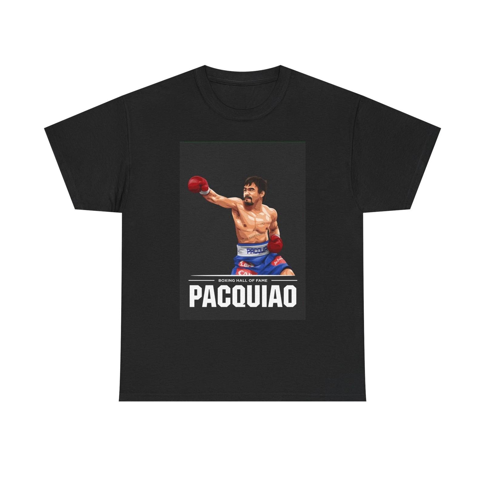 Manny Pacquiao Boxing Graphic T Shirt S-5XL Unisex Heavy Cotton Tee 4XL