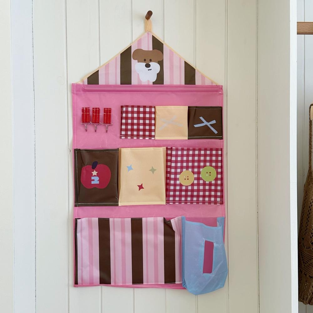 

Органайзер для хранения носков большой вместимости, несколько карманов, органайзер для мелочей, хранение в шкафу розовый