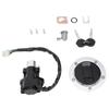 Motorcycle Ignition Switch Gas Cap Cover Seat Key Lock Set Replacement for Suzuki R600 R750 R1000 GSF650