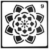 Papierkarte Stempel Prägung DIY Basteln Malvorlage Schichtschablonen Scrapbooking Mandala Hilfsmittel