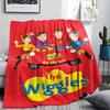 1 Stück The Wiggles Druck Flanelldecke, Hohe Qualität, Bequem für alle Jahreszeiten, Heimdekoration, Wärme und Komfort, Perfekt für Weihnachtsgeschenke217