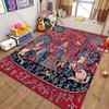 Luxury Retro Style Medieval Classic 'The Lady and The Unicorn' Printed Carpet Living Rooms Bedrooms, Sofa Rug, Durable Mat Gifts