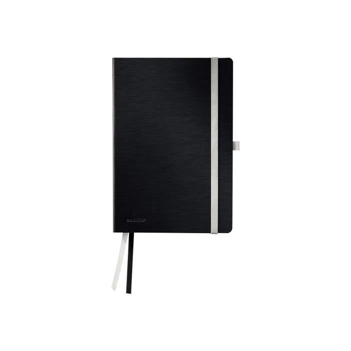 Cahier A5 - ESSELTE - Leitz Style - 80 feuilles - Noir satiné - 90 g/m²