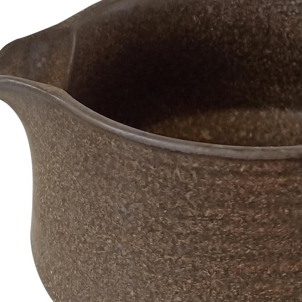 Ceramic Bowl for Matcha Preparation with Spout, Ideal Tea Gatherings