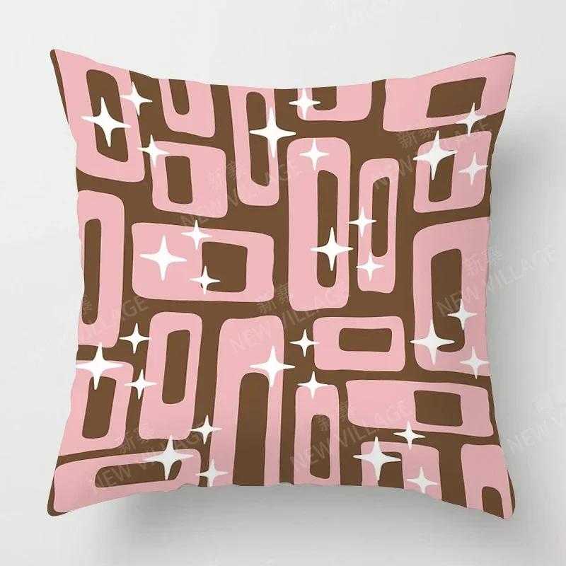 Nordic Fall Home Decor Autumn Throw Pillow Case Sofa Cushion Cover Modern  Geometry