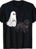 Unisex T-shirt Ghost Walking Dog Ghost Newfoundland Halloween Costume T-Shirt