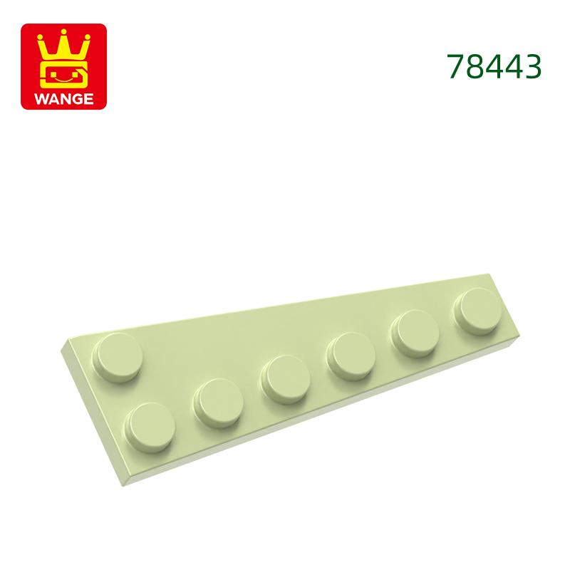 

80Pcs/Lot 78443 Left tooth flat 6+1Dots Constructing Cubes Moc Accessories Fits Including Assembles Bricks Youngsters Playthings