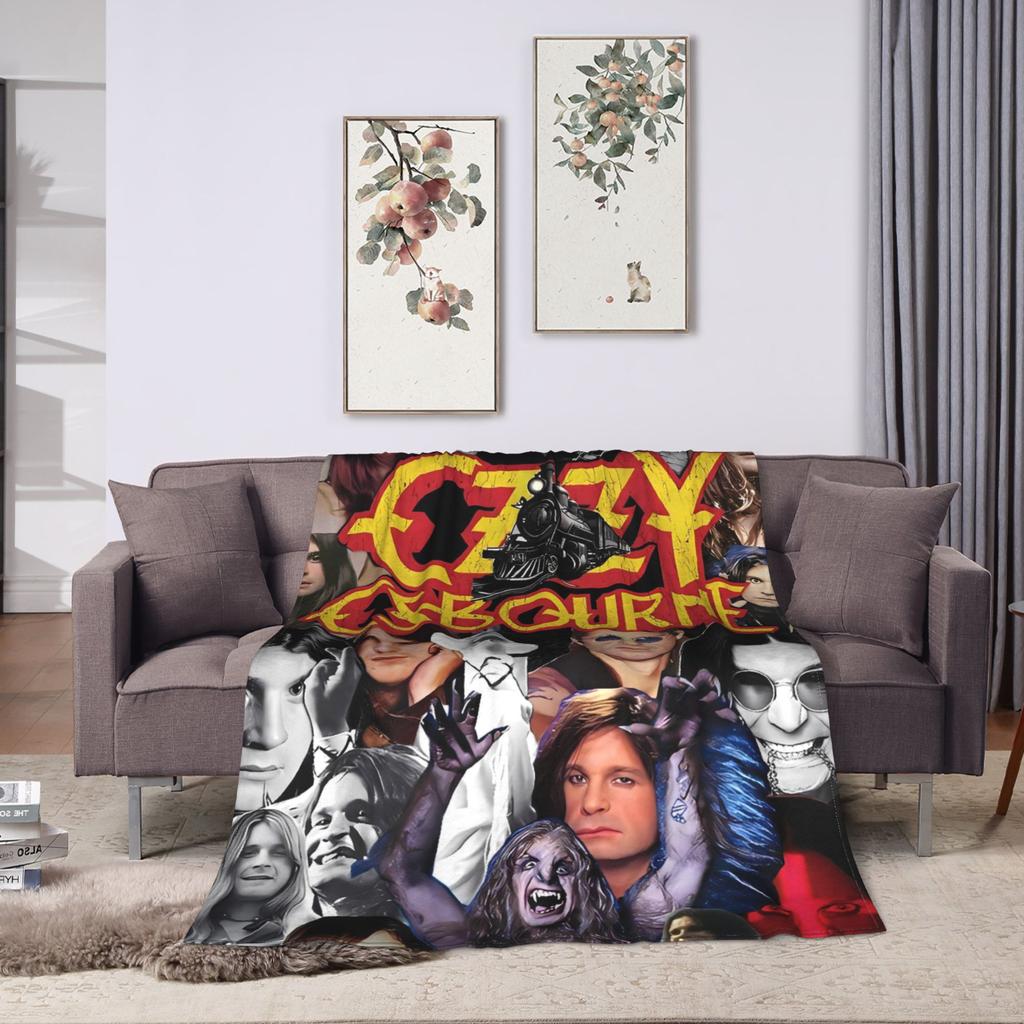 Ozzy Osbourne Blanket Quality Soft Bedding Throws Autumn Kids Bedroom Fluffy Bedspread