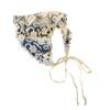 Eye Catching Hairband Scarf Bandanas Lace Head Wrap Modern Flower Embroideried Hair Scarves for Women and Girl