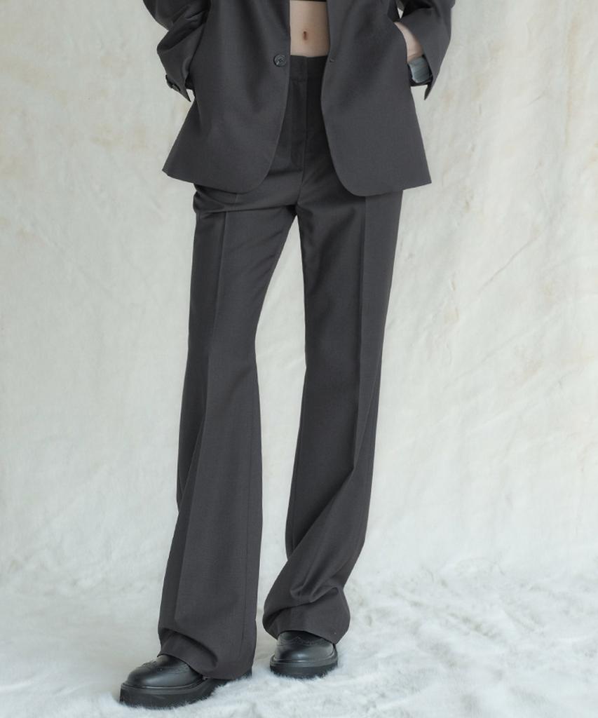 AVANDRESS Semi Bootscut Slacks 102 Gray