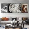 Greek Statue Plaster Sculpture Artwork David Art Canvas Painting Figure Poster and Print Wall Picture for Living Room Home Decor