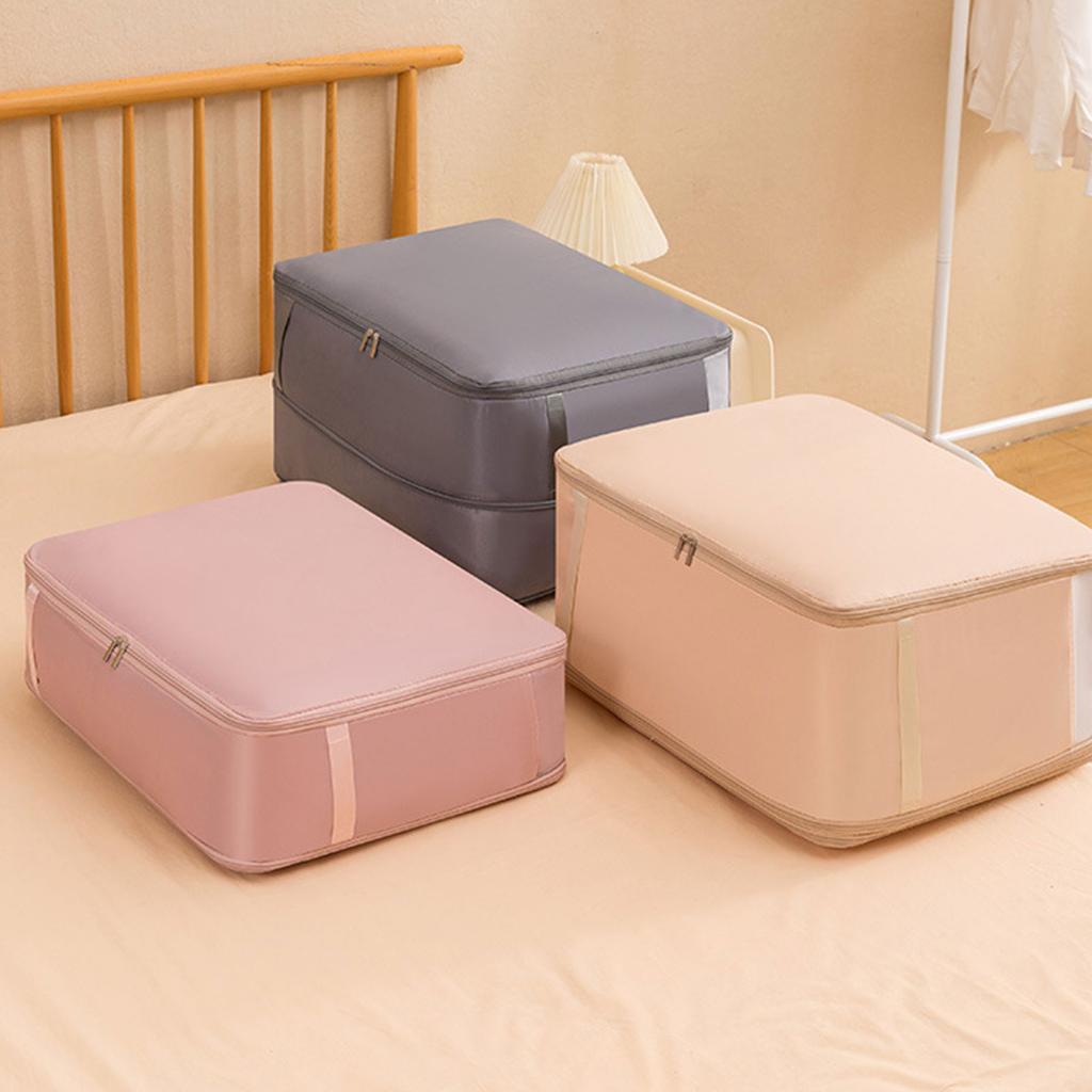 Large Capacity Luggage Packing For Closet Bedding Self Compression Organizers Comforter Storage Bag Duvet Quilt Pillows