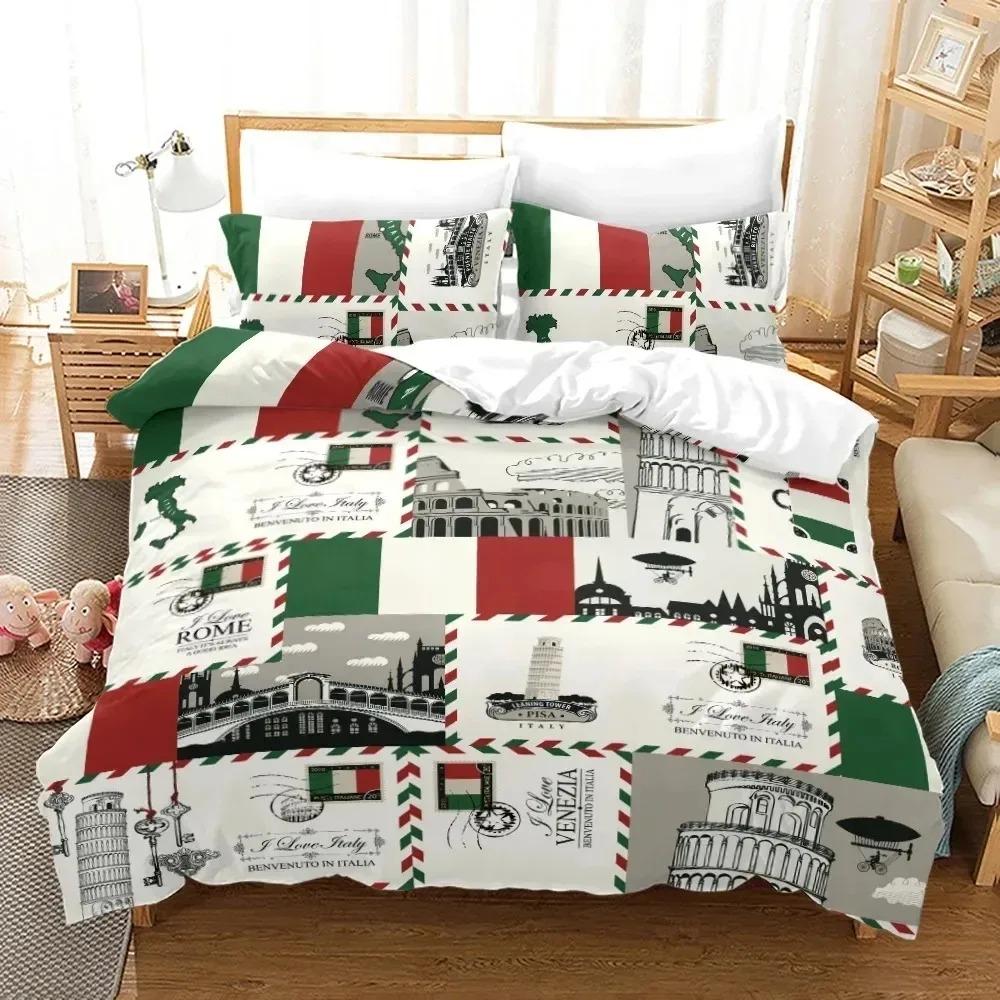 Statue of Liberty Bedding SetDuvet Cover Comforter Bed Set Quilt Cover PillowcaseKing Queen Twin Size Boys Girls Adults