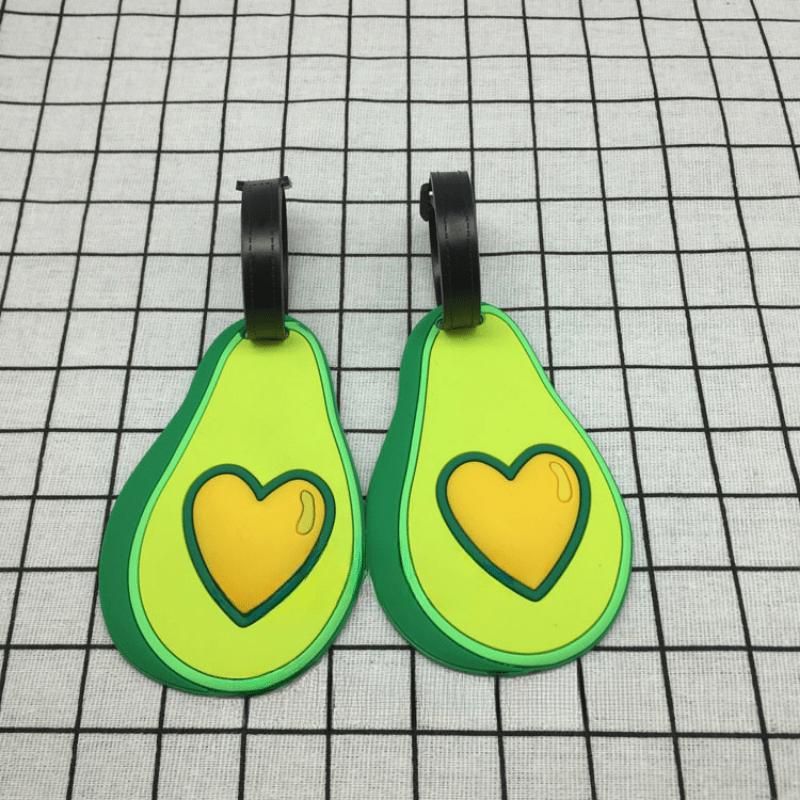 Fruit Cartoon Silicone Luggage Tag for Women/Men Suitcase ID Address Holder Boarding Tag Portable Label Travel Accessories