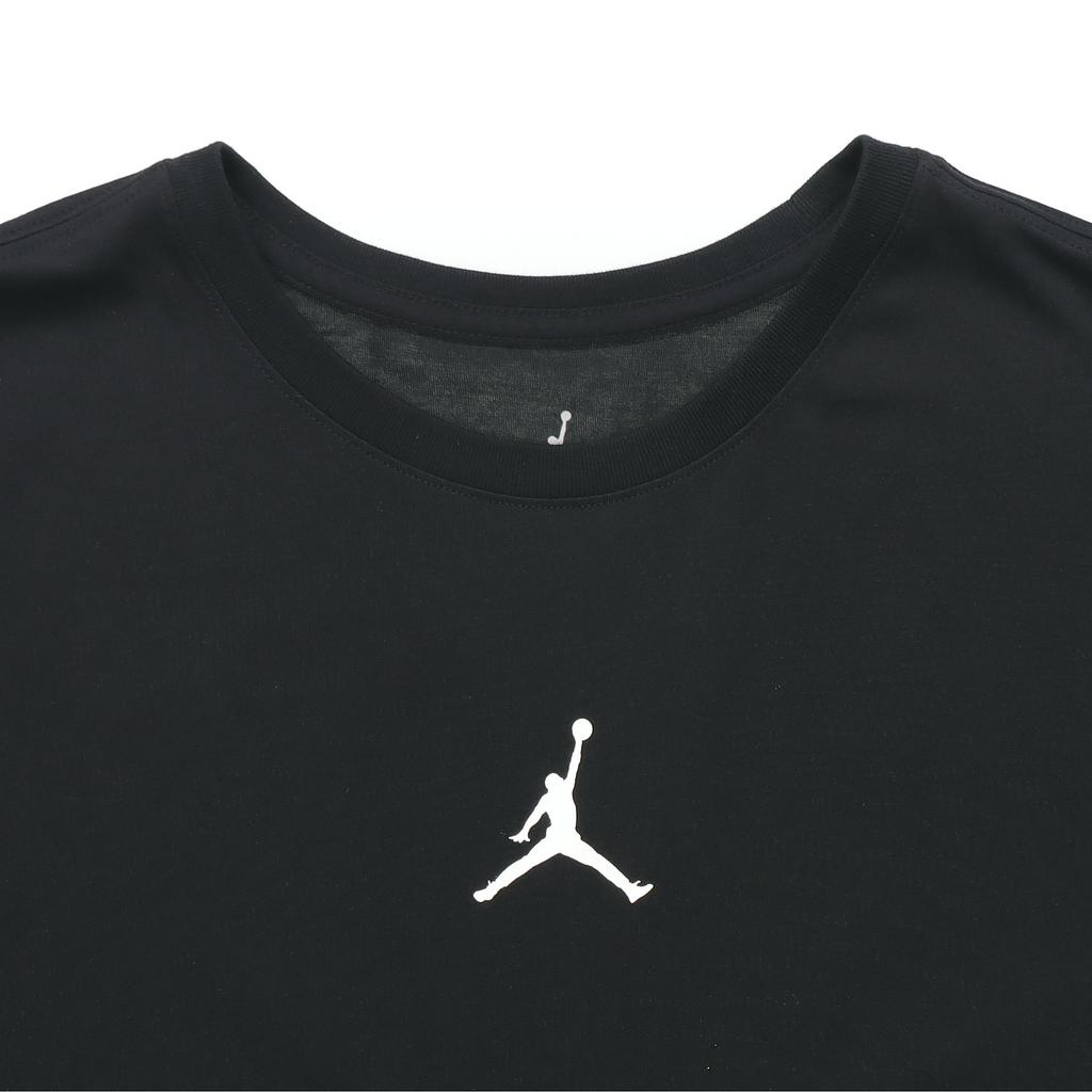 Air Jordan Iconic Quick Dry Training Sports Short Sleeve Black Men's AR7416-013