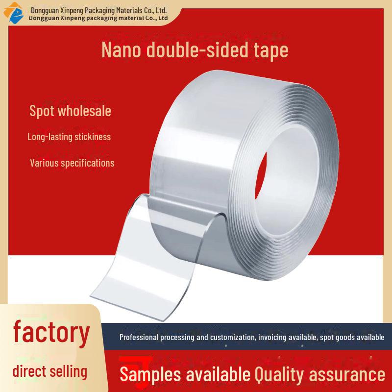 

Двусторонняя лента Nano Magic — суперлипкая, прочная, прозрачная и не оставляет следов 50MM*5M*1.0 Thick