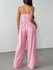 2026 Strapless Wide-leg High-waisted Jumpsuit